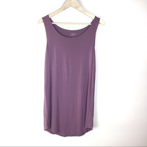 LOGO layers | lavender purple long layering tank M